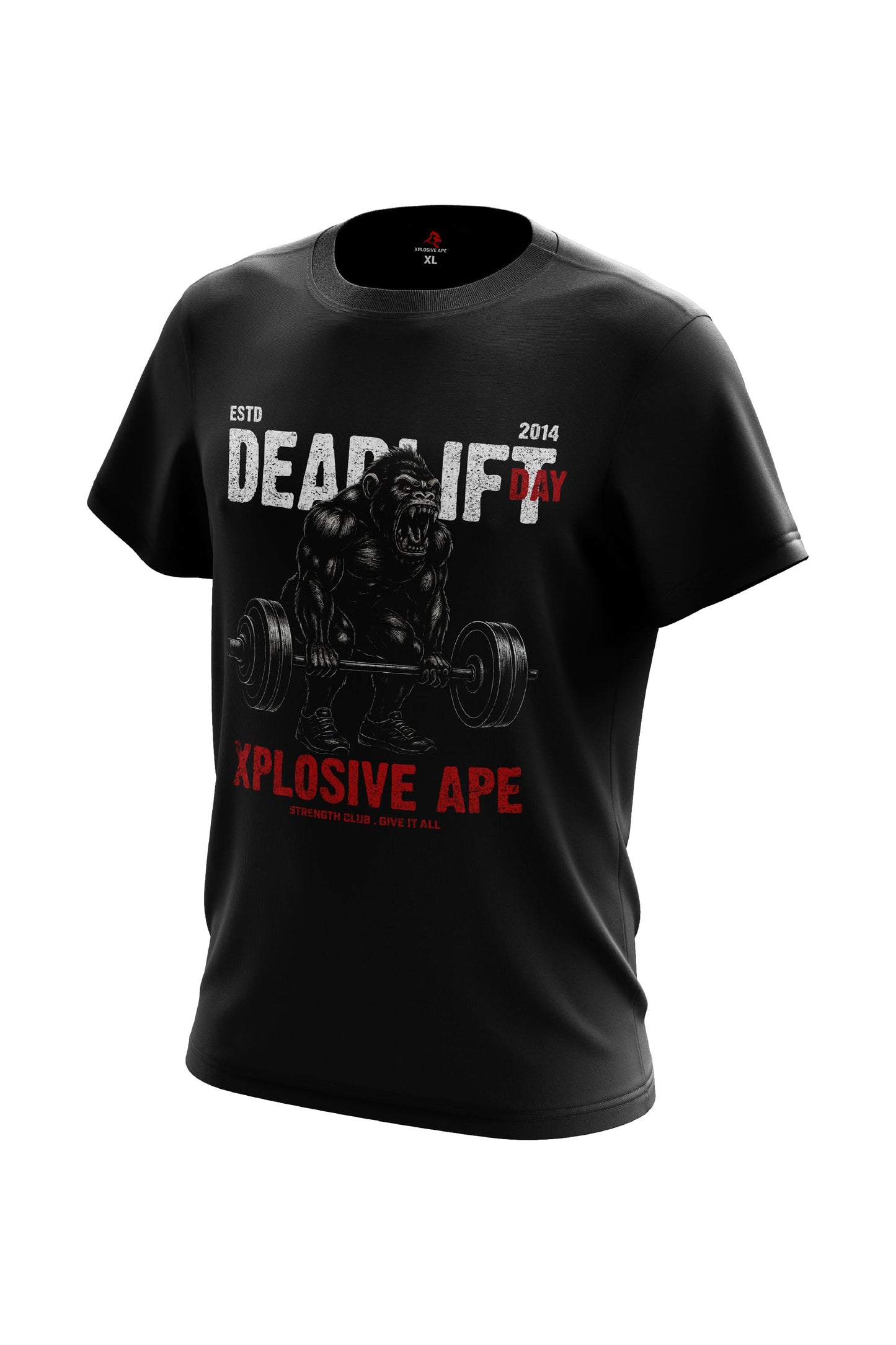 XAPE Deadlift Day V4 Tee - Black