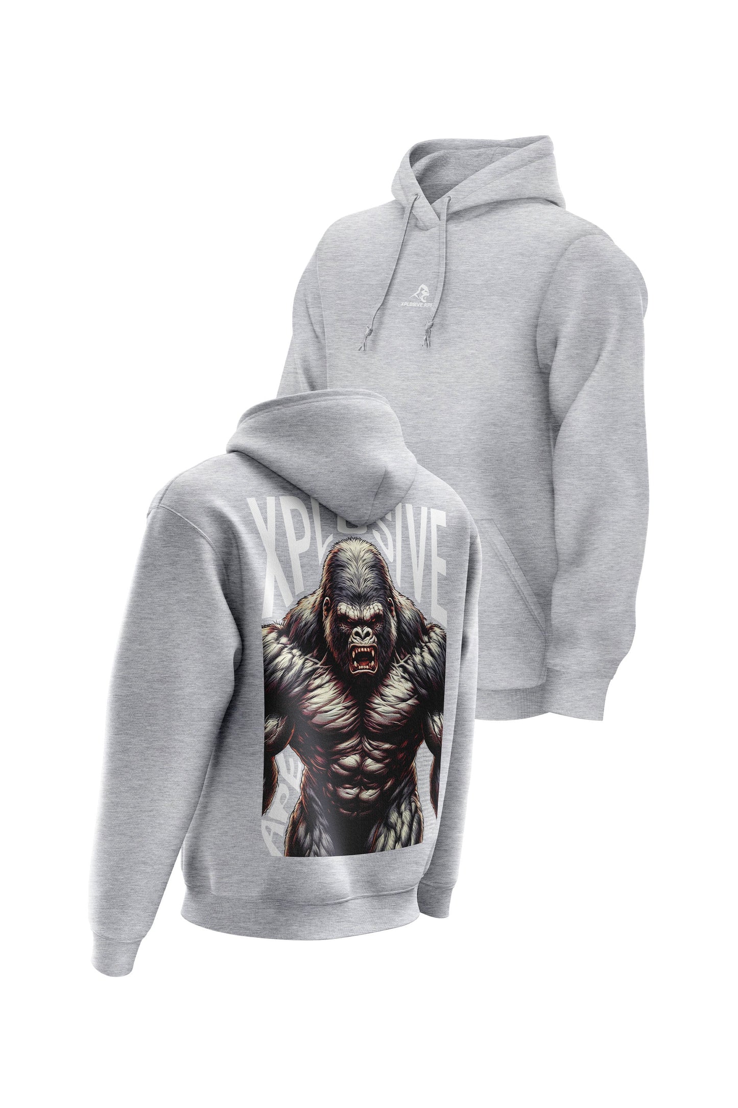 XAPE Dominance Hoodie - Heather Grey