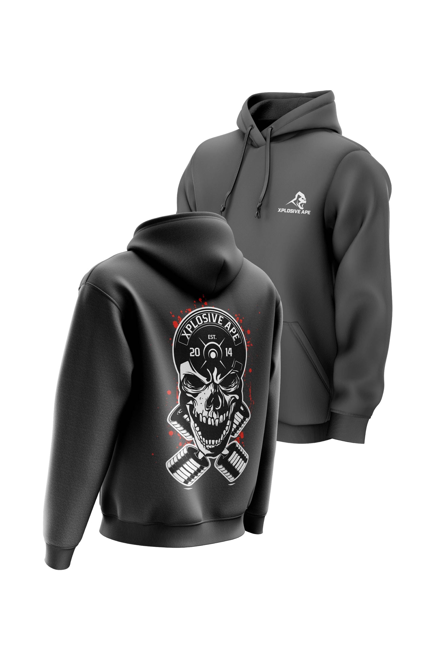 XAPE Headplate Hoodie - Charcoal