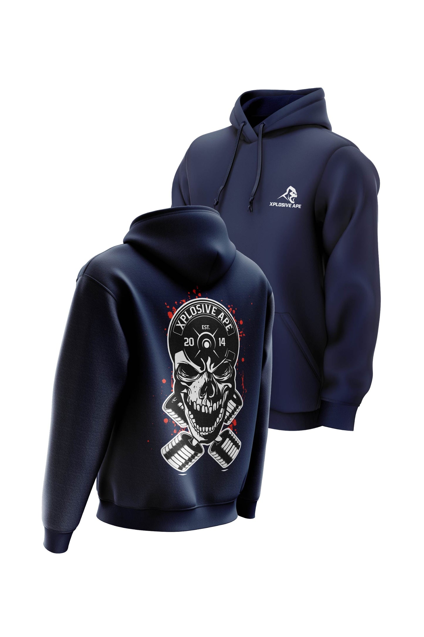 XAPE Headplate Hoodie - Navy