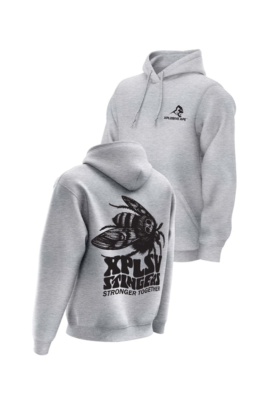 XAPE Stingers Hoodie - Heather Grey