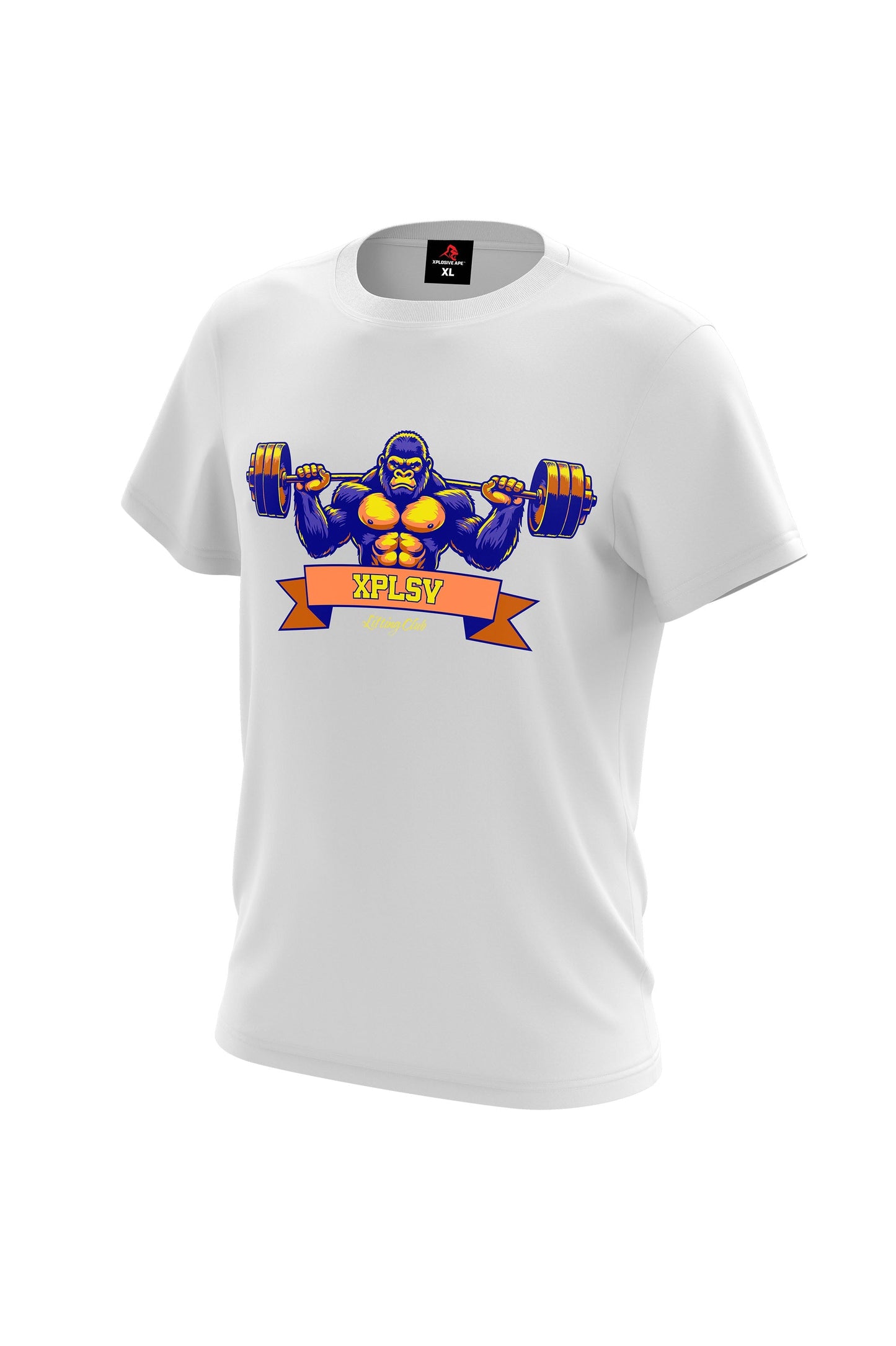 XAPE Lifting Club V2 Tee - White