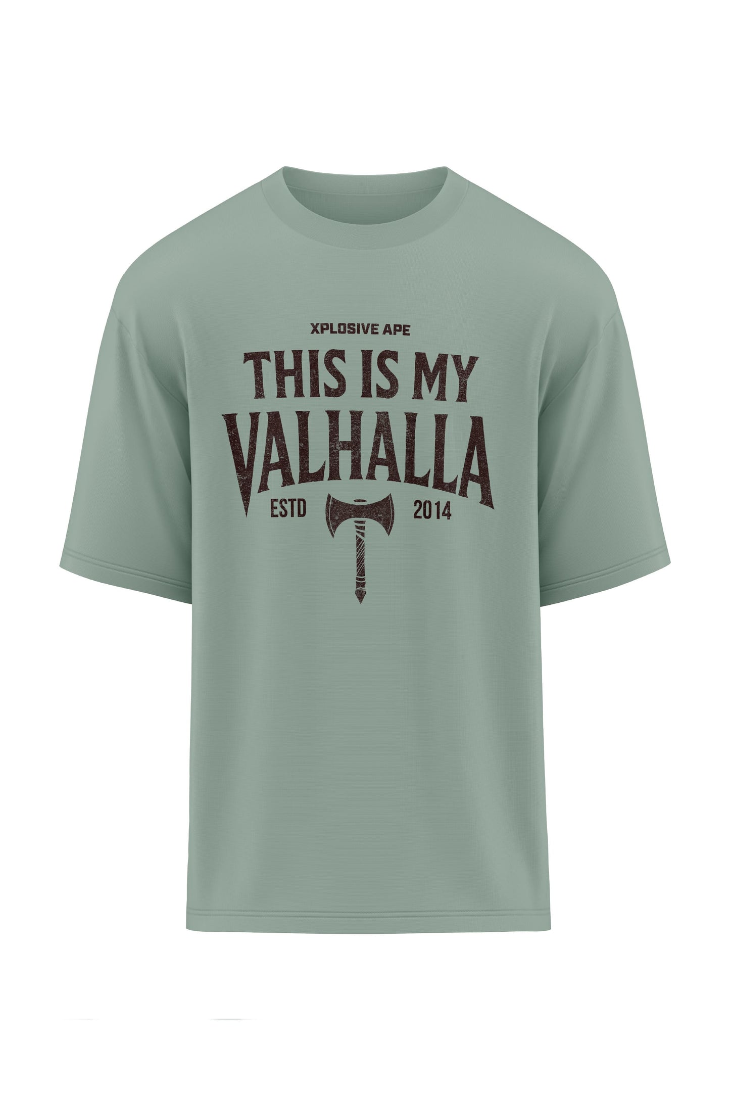 XAPE My Valhalla Oversized Tee - Sage