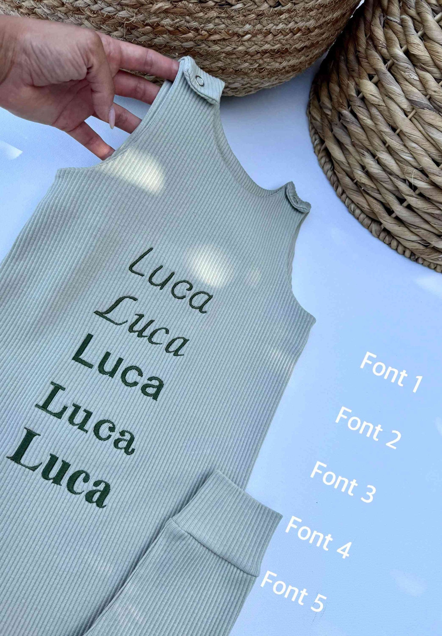 Baby Blue Premium Crewneck Personalised T-shirt