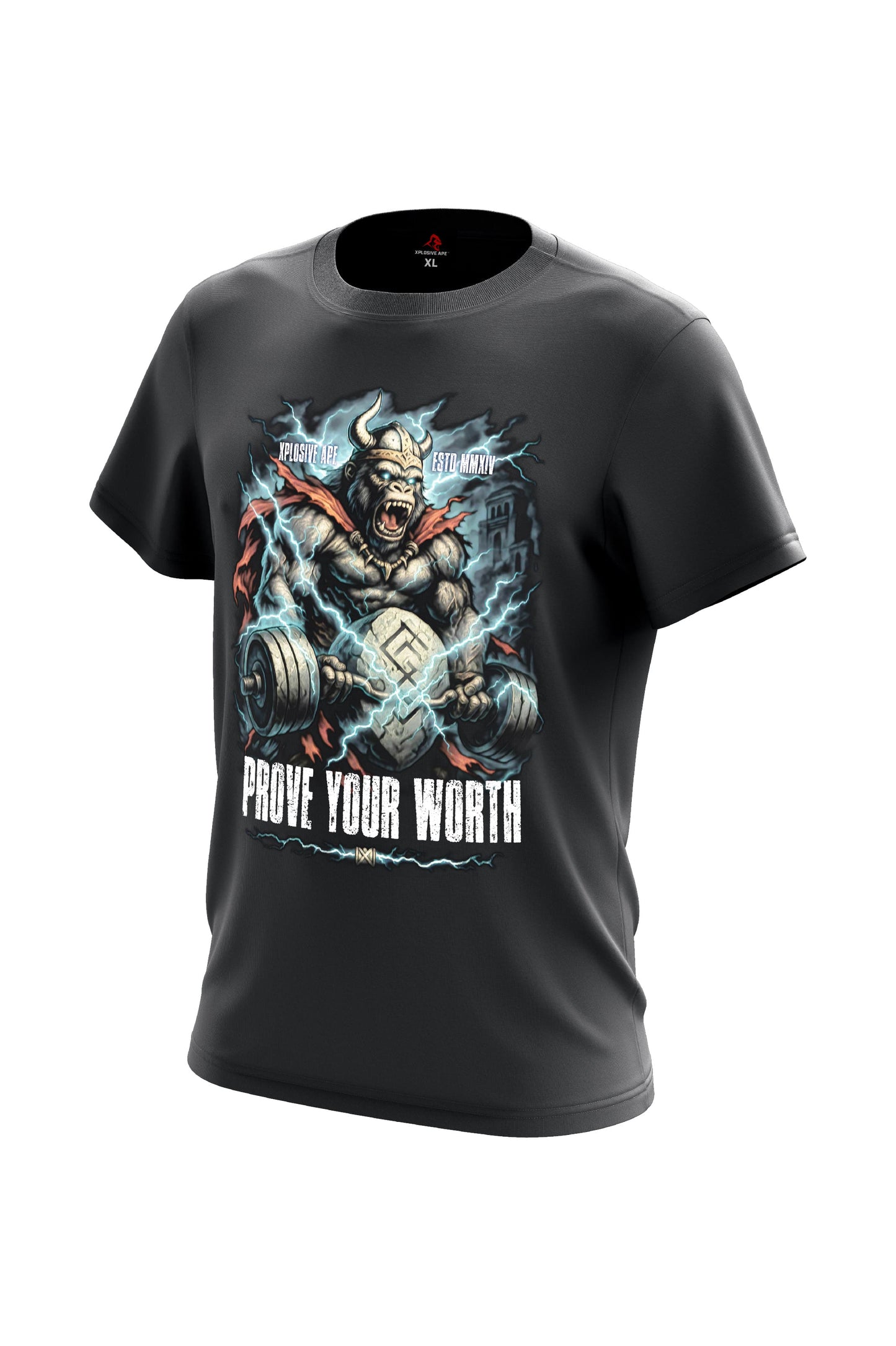 XAPE Prove Your Worth Tee - Charcoal