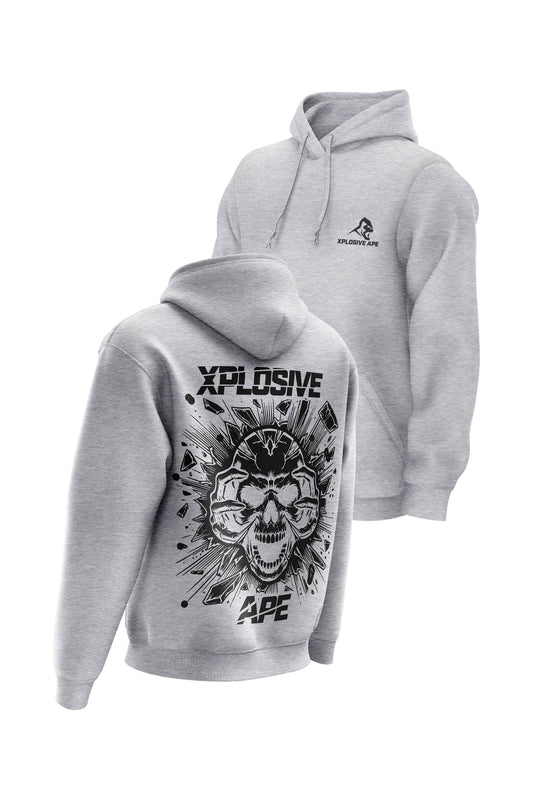 XAPE Shatter Hoodie - Heather Grey