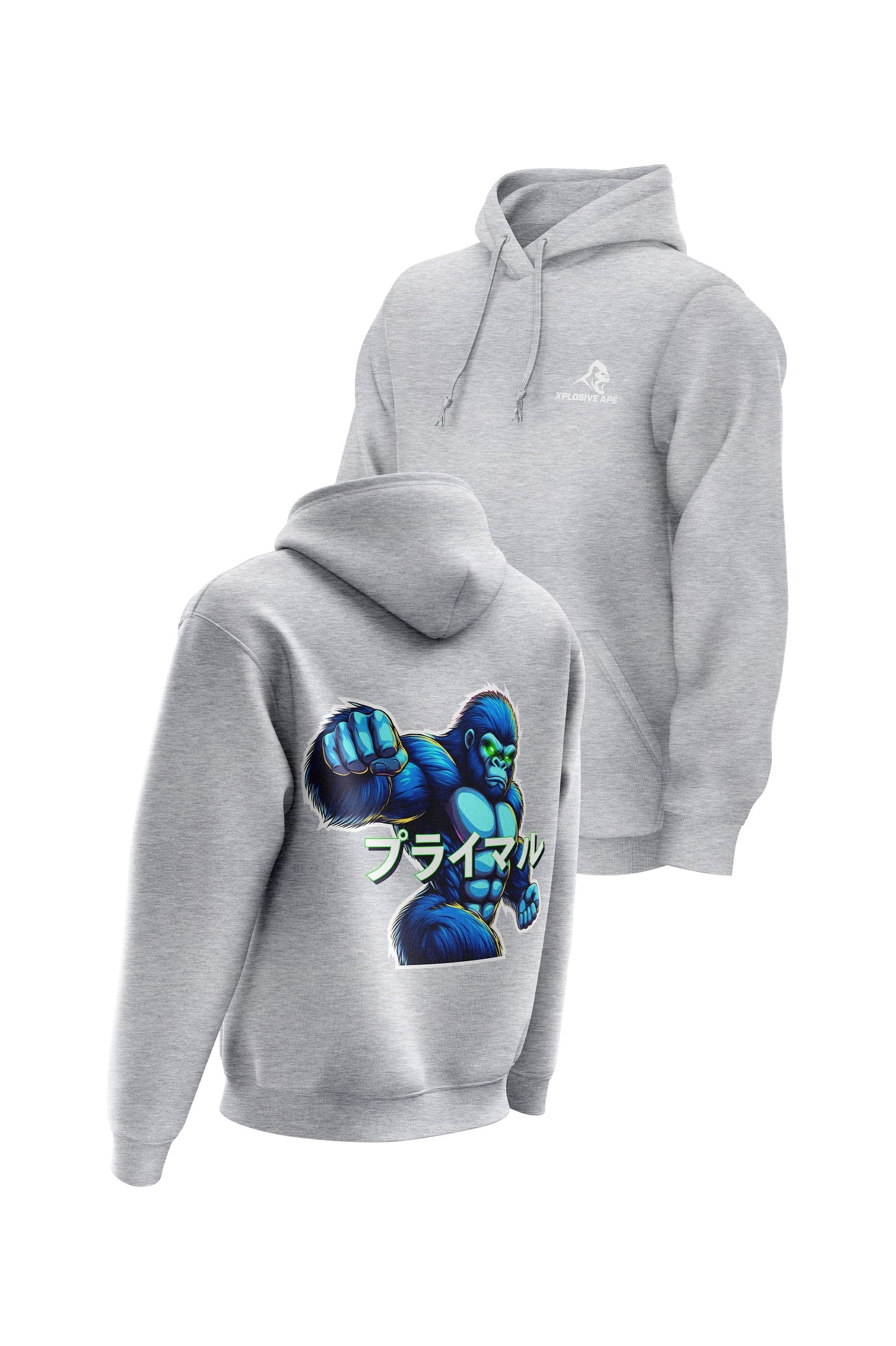 XAPE Inferno V1 Hoodie - Heather Grey