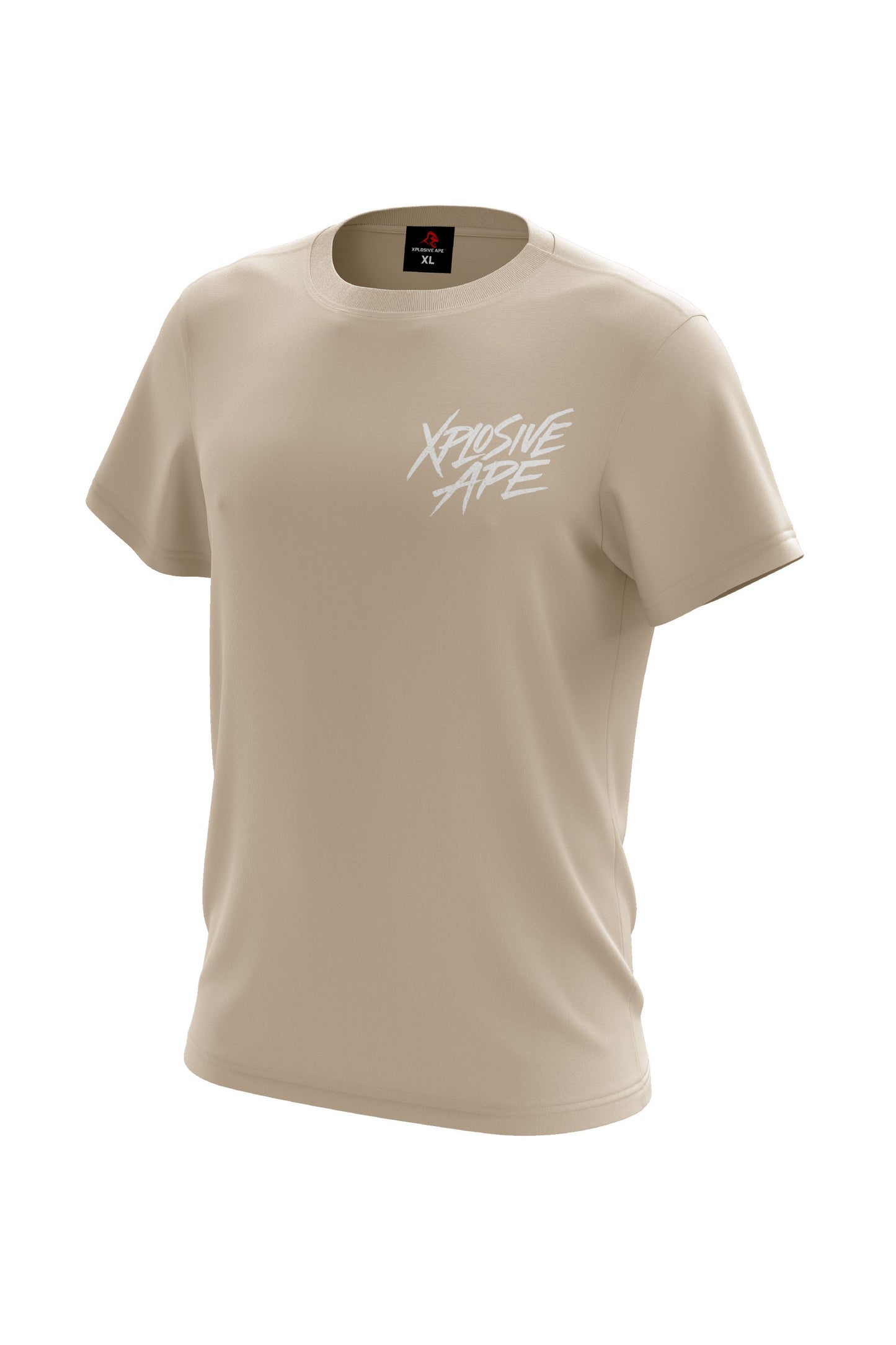 XAPE Classic Brush Script Tee - Sand