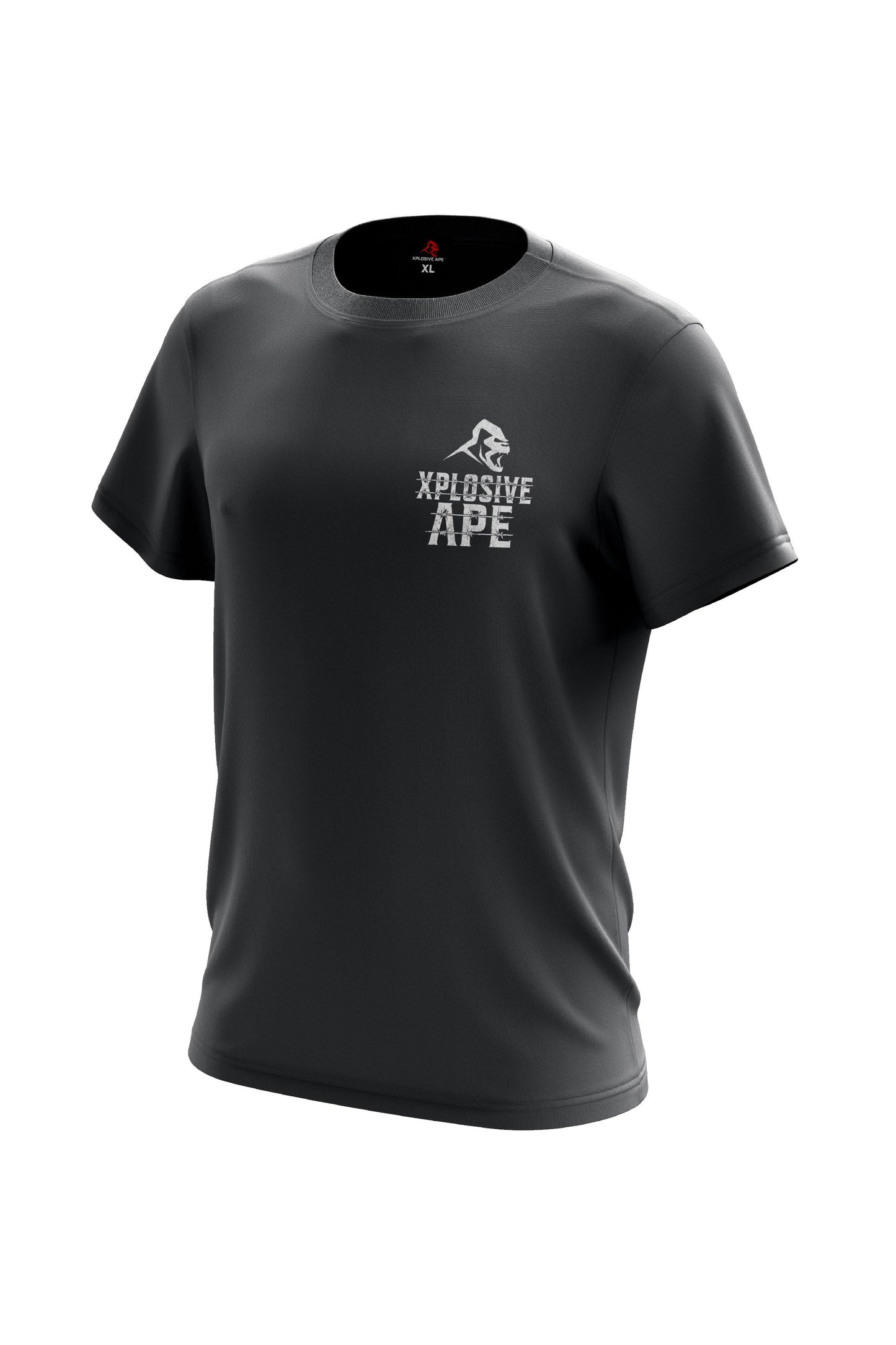 XAPE Classic Barbed Logo Tee - Charcoal