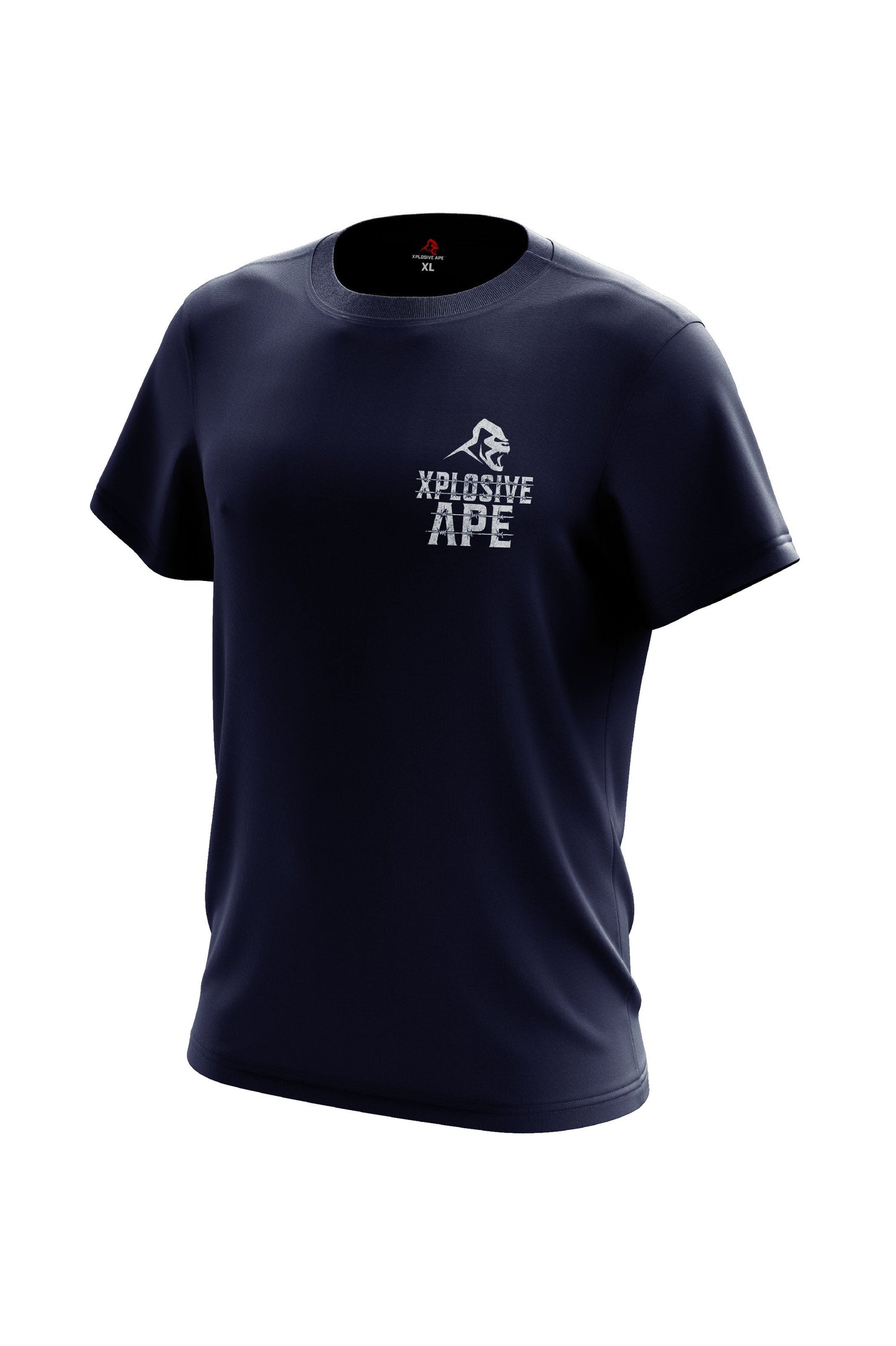 XAPE Classic Barbed Logo Tee - Navy