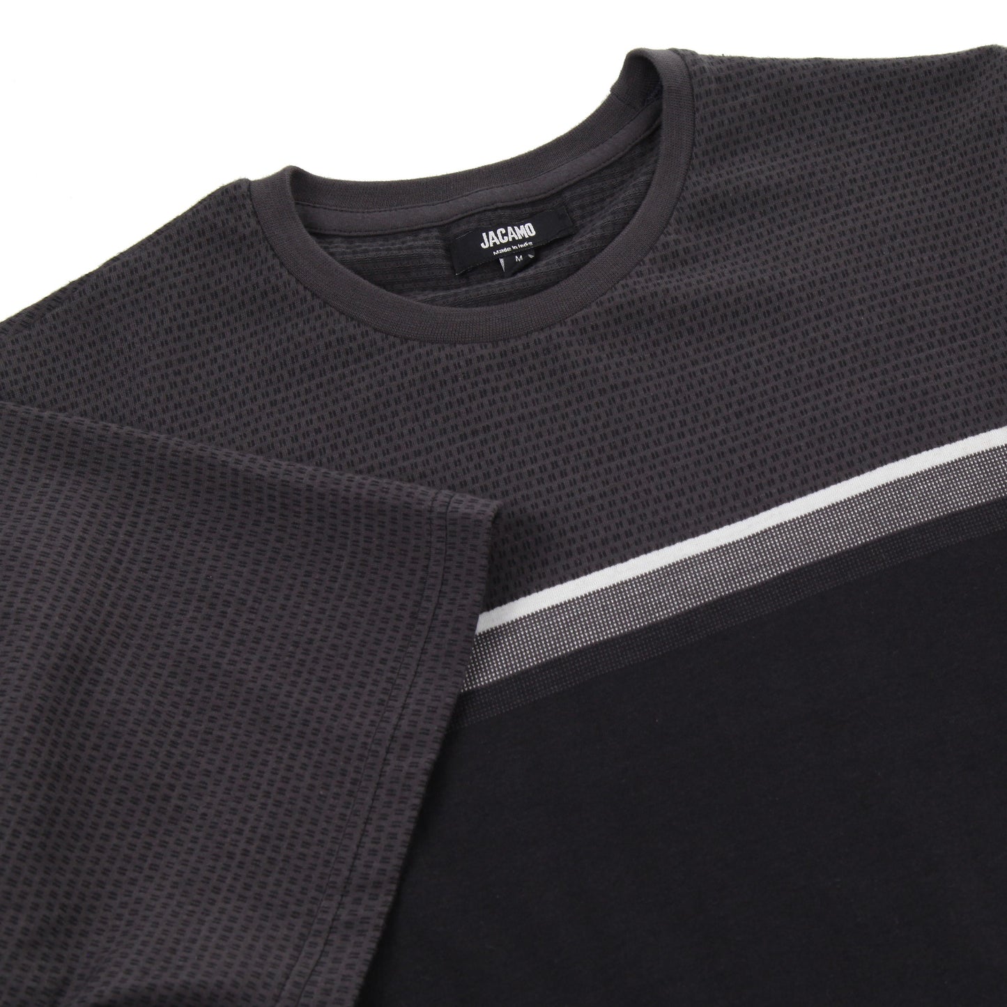 Jacamo Textured Colourblock T-Shirt