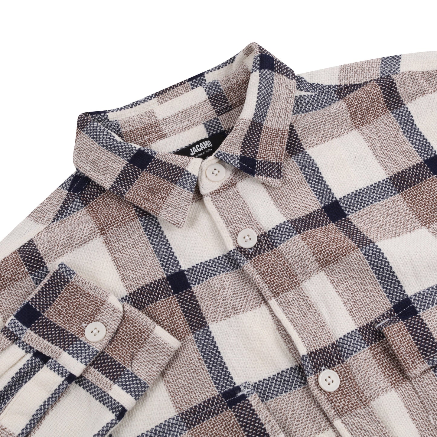 Jacamo Double Pocket Check Overshirt