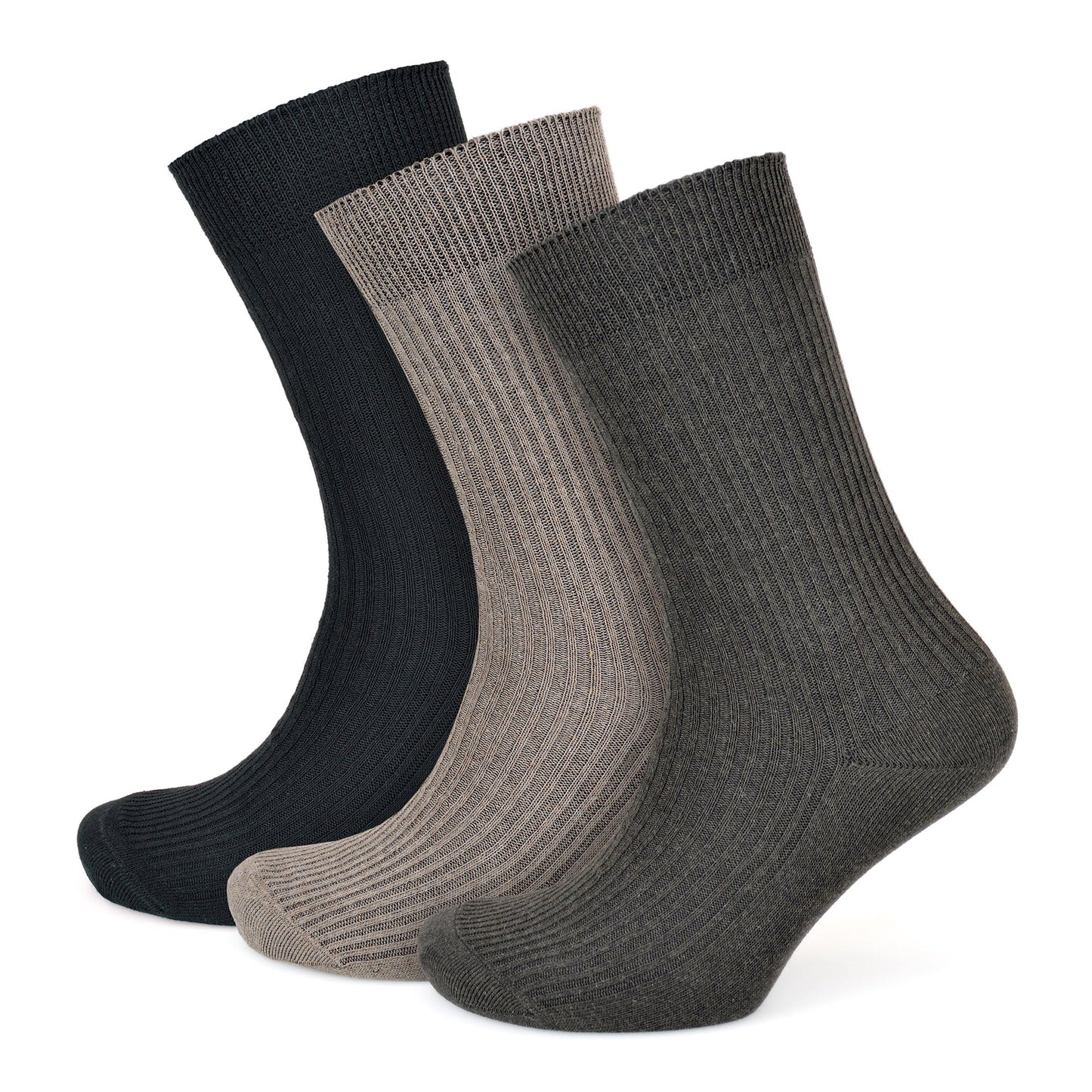 Tom Franks 3 Pairs Non Elasticated Socks