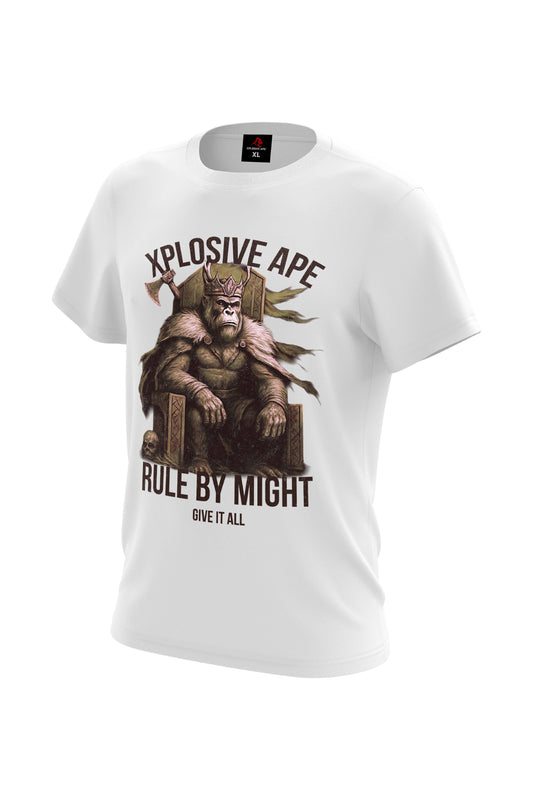 XAPE Rule By Might Tee - White