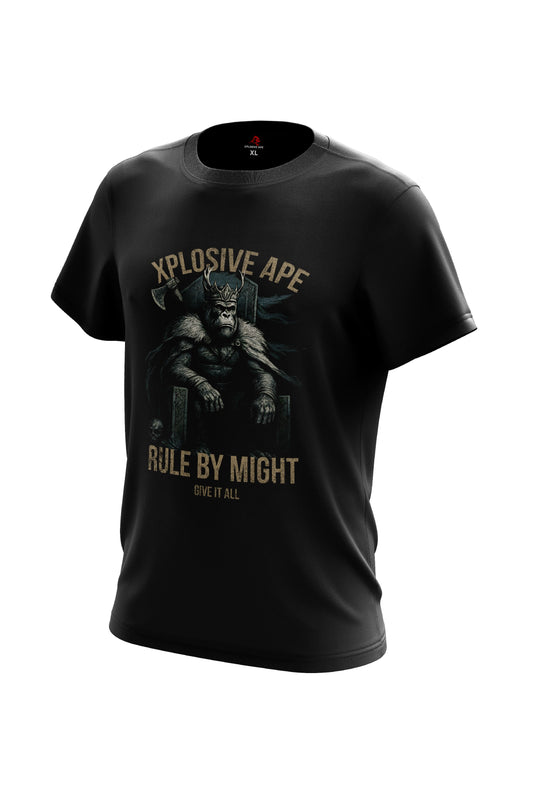 XAPE Rule By Might Tee - Black