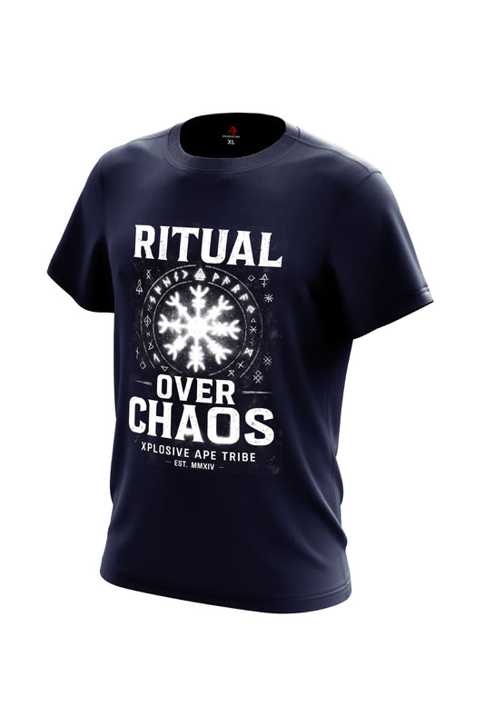 XAPE Ritual Over Chaos Tee - Navy