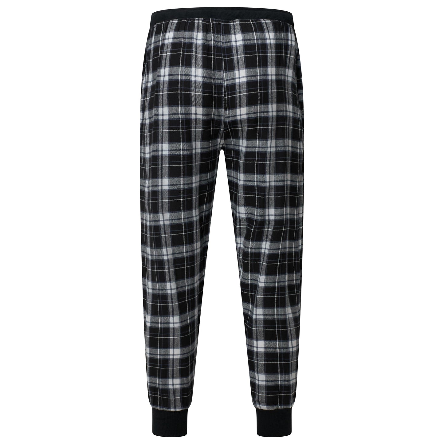 Lucky Brand Crew Neck & Closed Hem Flannel Pant Pyjama Set