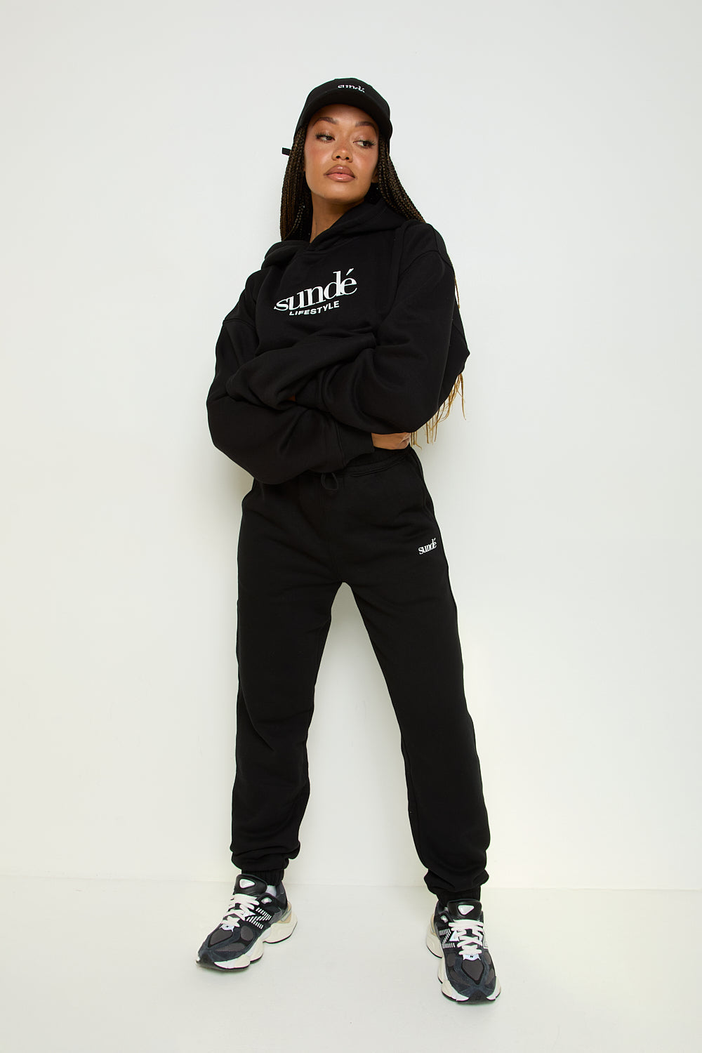 SoftBlend Oversized Hoodie - Black - Sunde