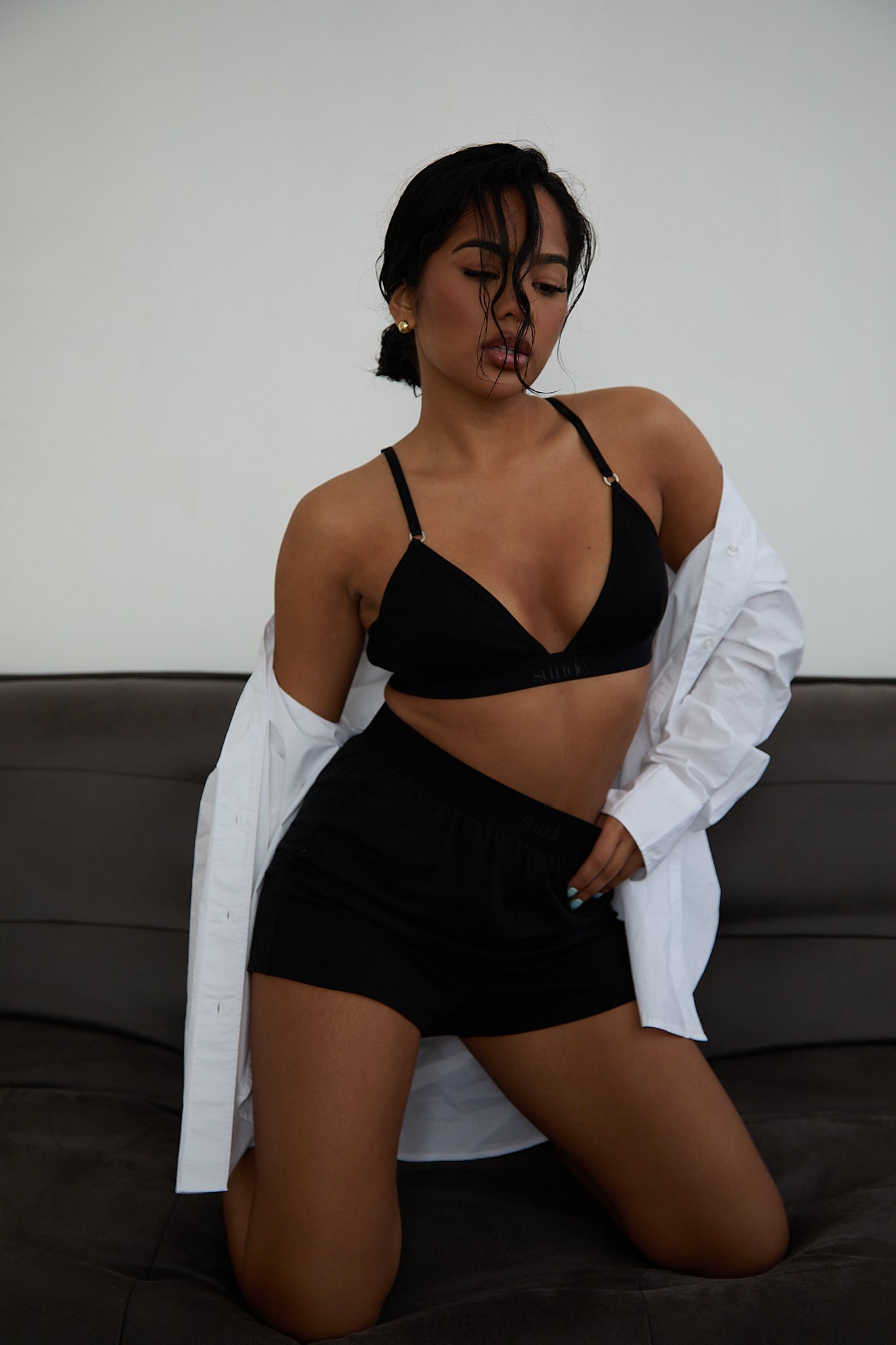 Super Soft Relaxed Boyfriend Boxer - Black - Sunde