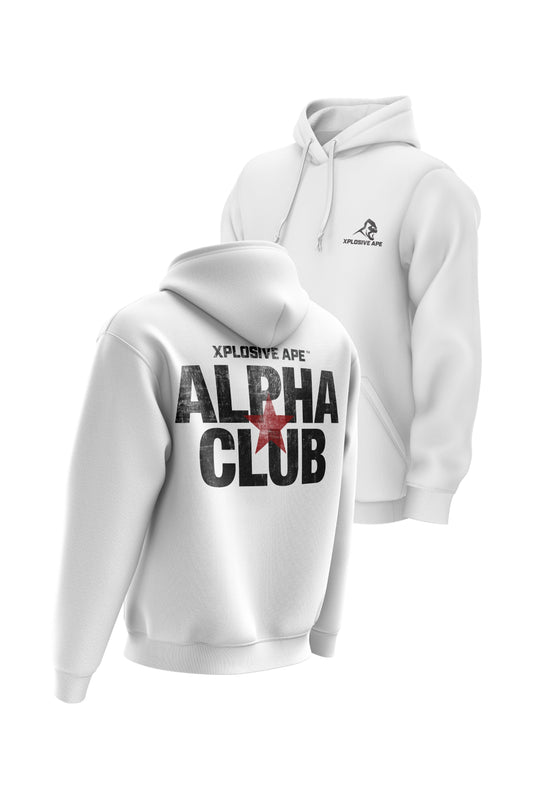 XAPE Alpha Club Hoodie - White