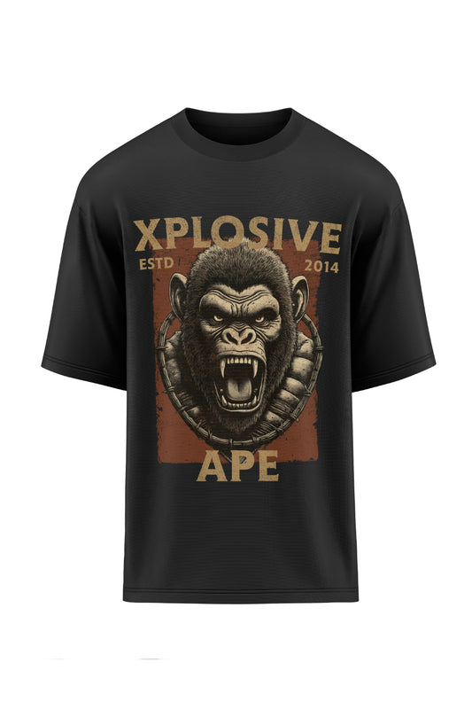 XAPE Barbed Oversized Tee - Black