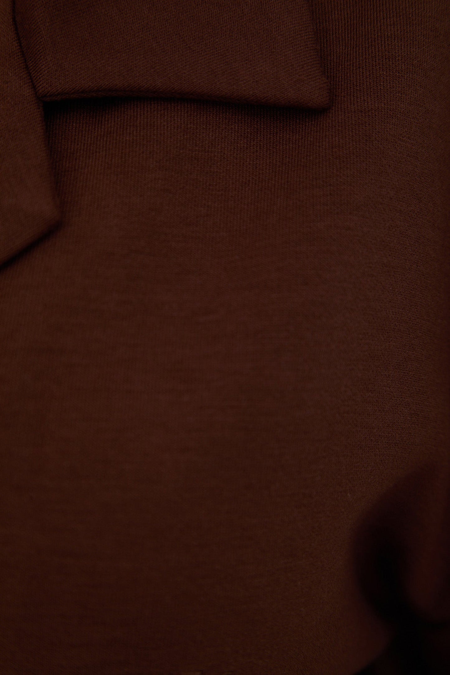 Cosy Brushed Thermal Pyjama Shirt - Walnut