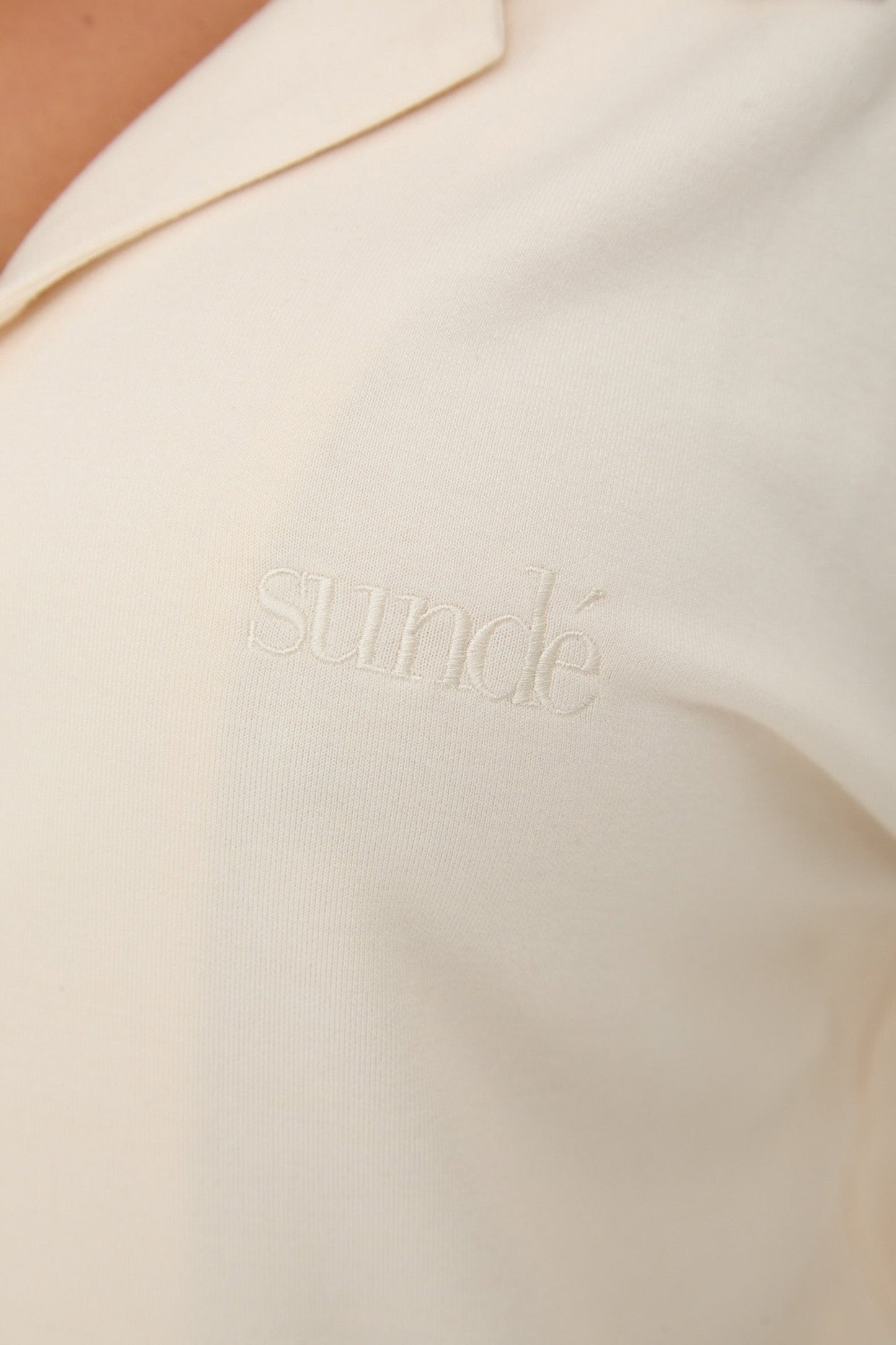 Cosy Brushed Thermal Pyjama Shirt - Cream