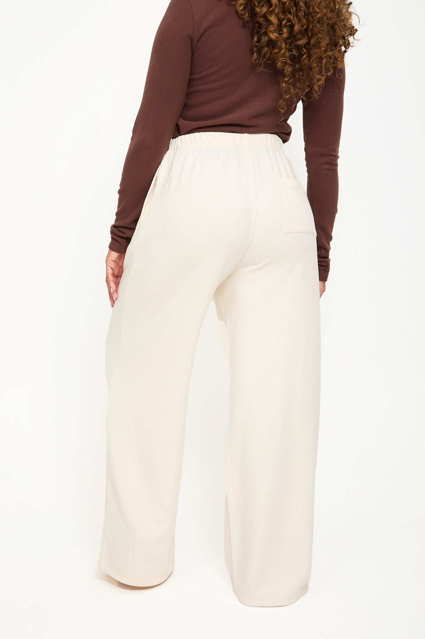 Cosy Brushed Thermal Pyjama Trousers - Cream