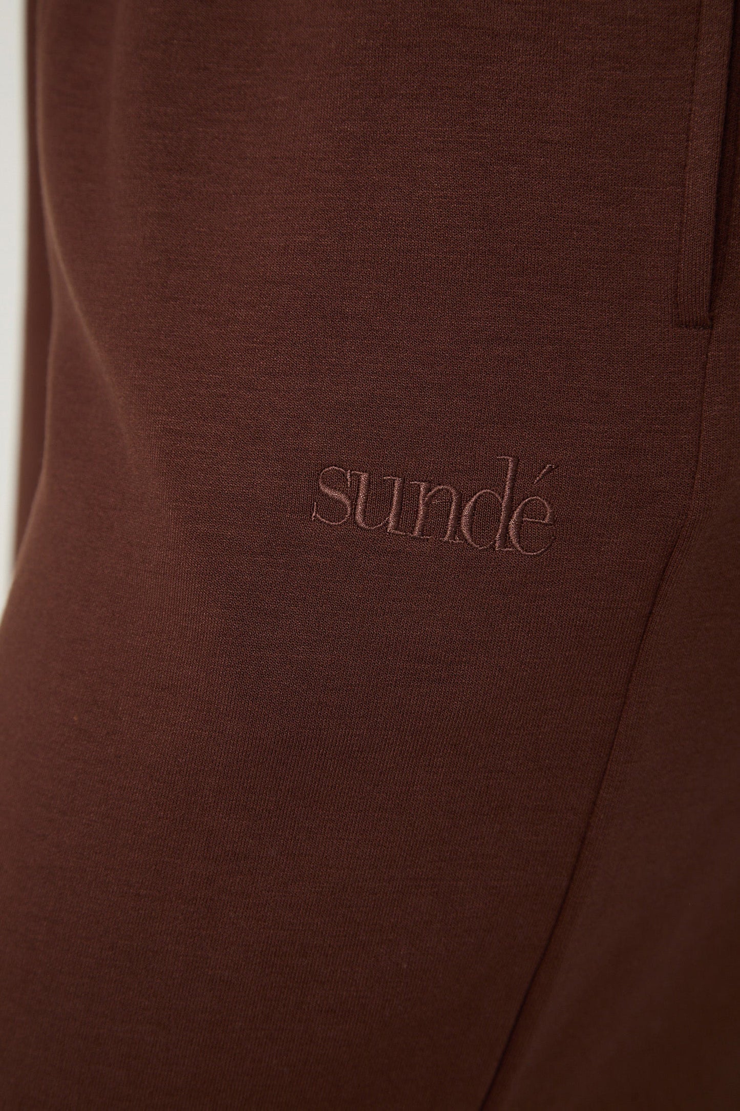 Cosy Brushed Thermal Pyjama Trousers - Walnut
