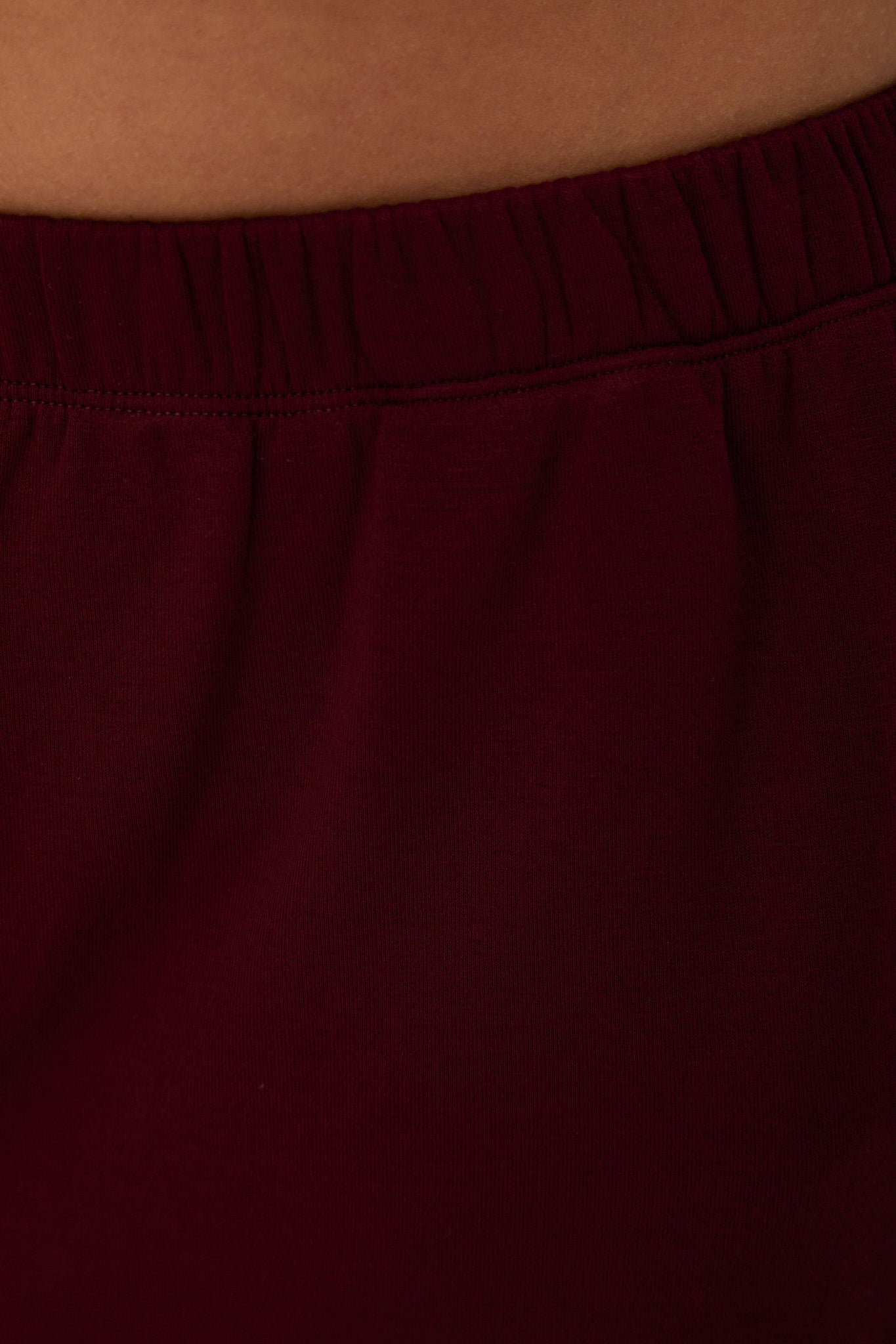 Cosy Brushed Thermal Pyjama Trousers - Cherry