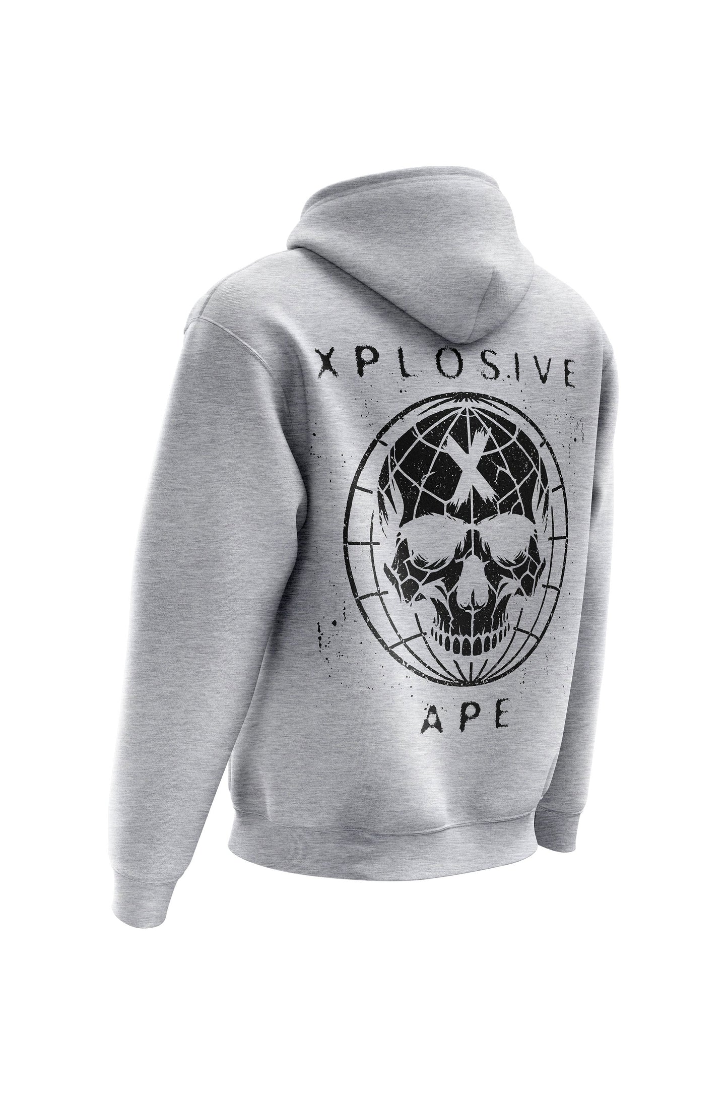 XAPE Global Hoodie - Heather Grey
