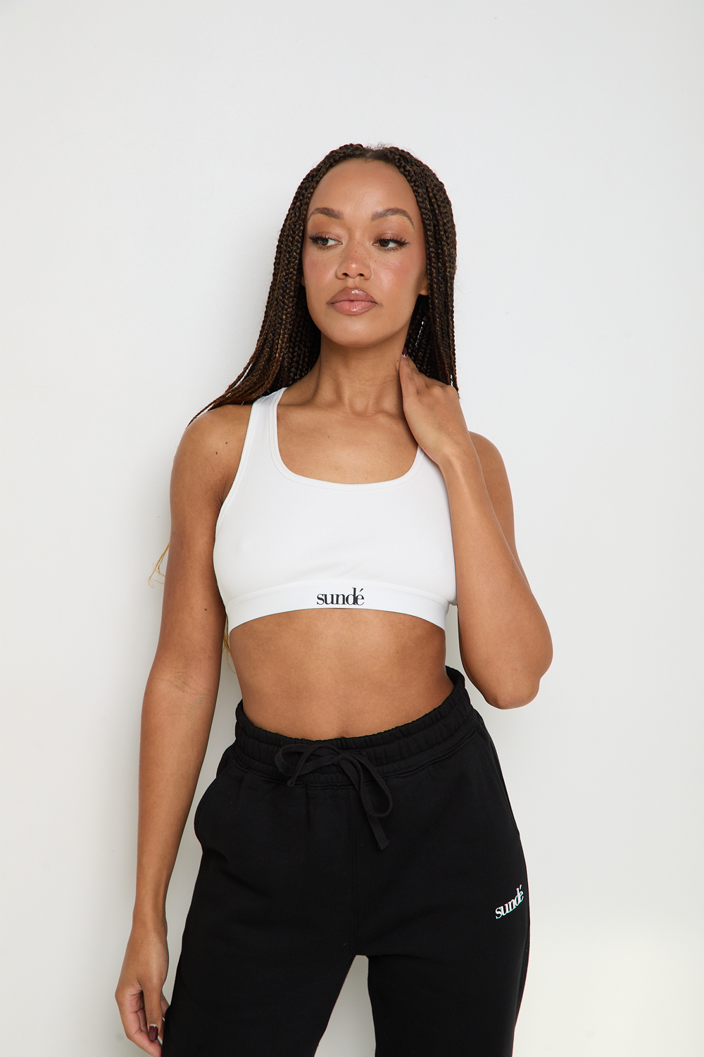SoftBlend High-Waisted Joggers - Black - Sunde