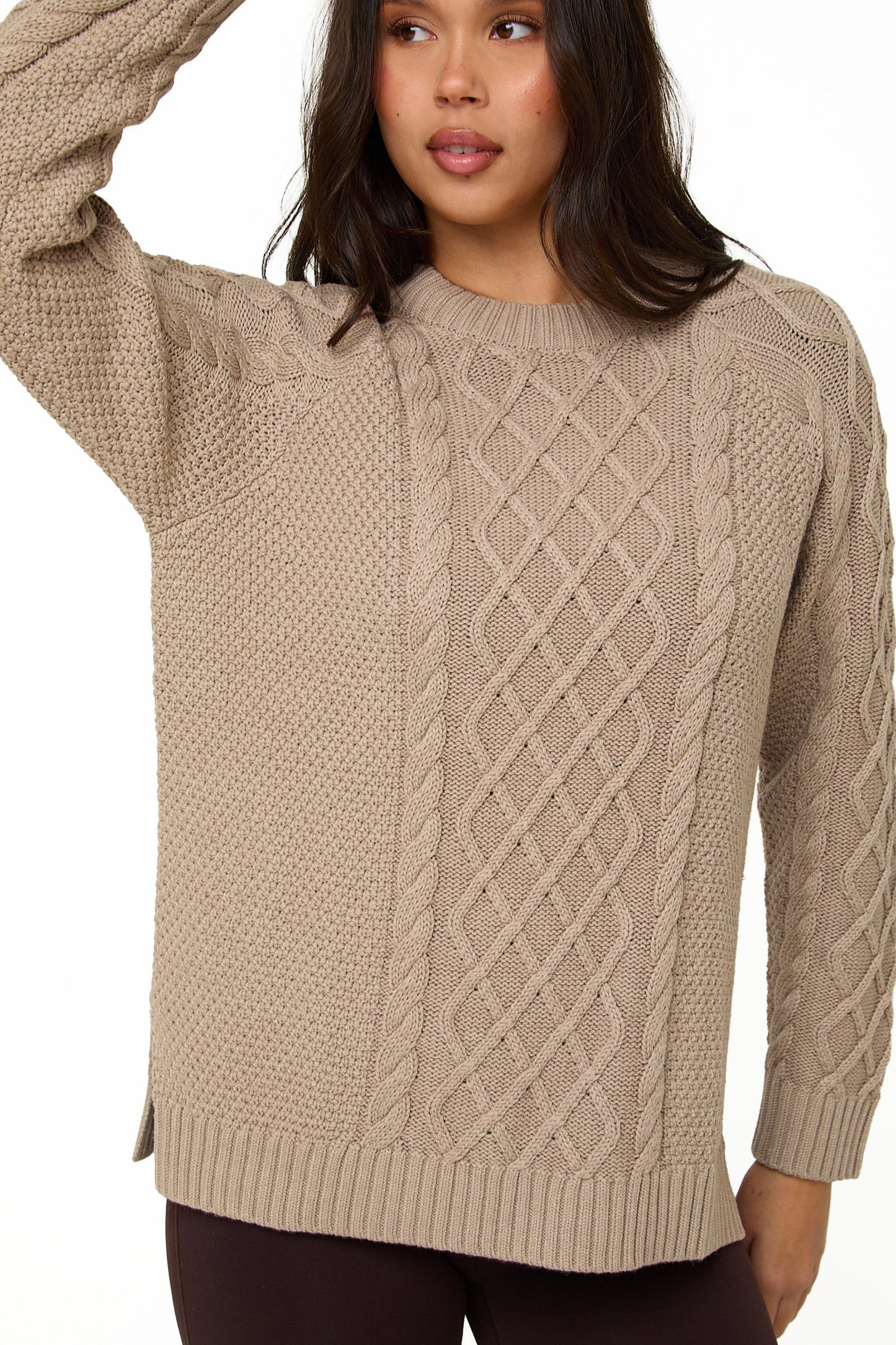 Mink Knitted Cable Jumper - Sunde