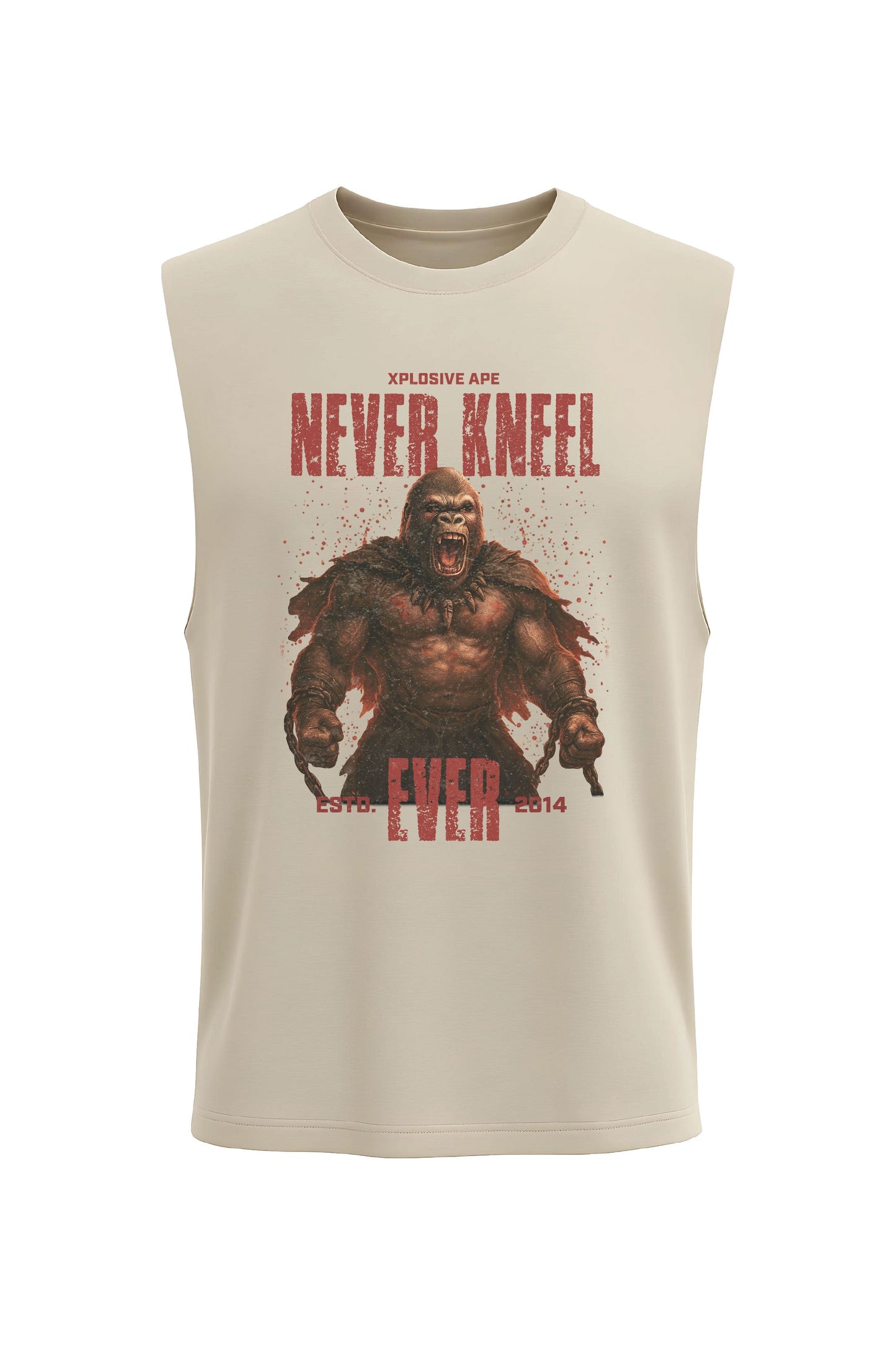 XAPE Never Kneel Tank Top - Sand