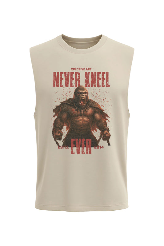 XAPE Never Kneel Tank Top - Sand