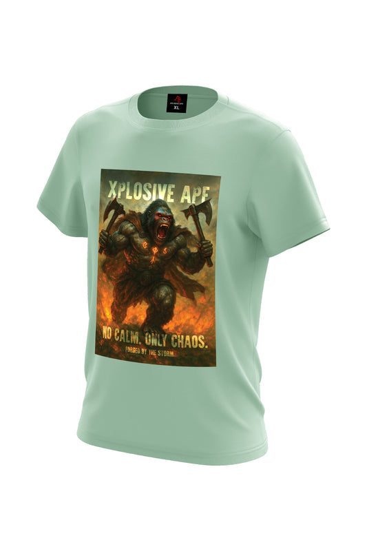 XAPE No Calm Only Chaos Tee - Mint Green