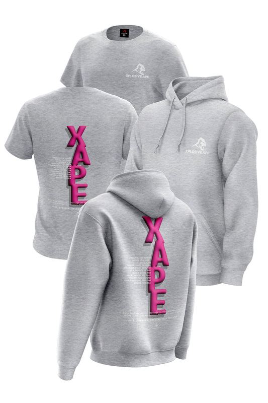 XAPE Potential V2 Hoodie & Tee Combo - Sports Grey