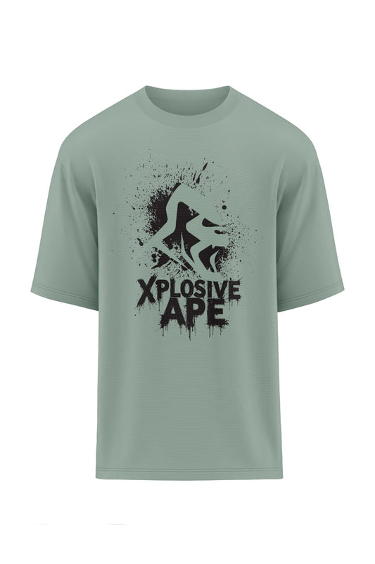 XAPE Rep Bleed Oversized Tee - Sage