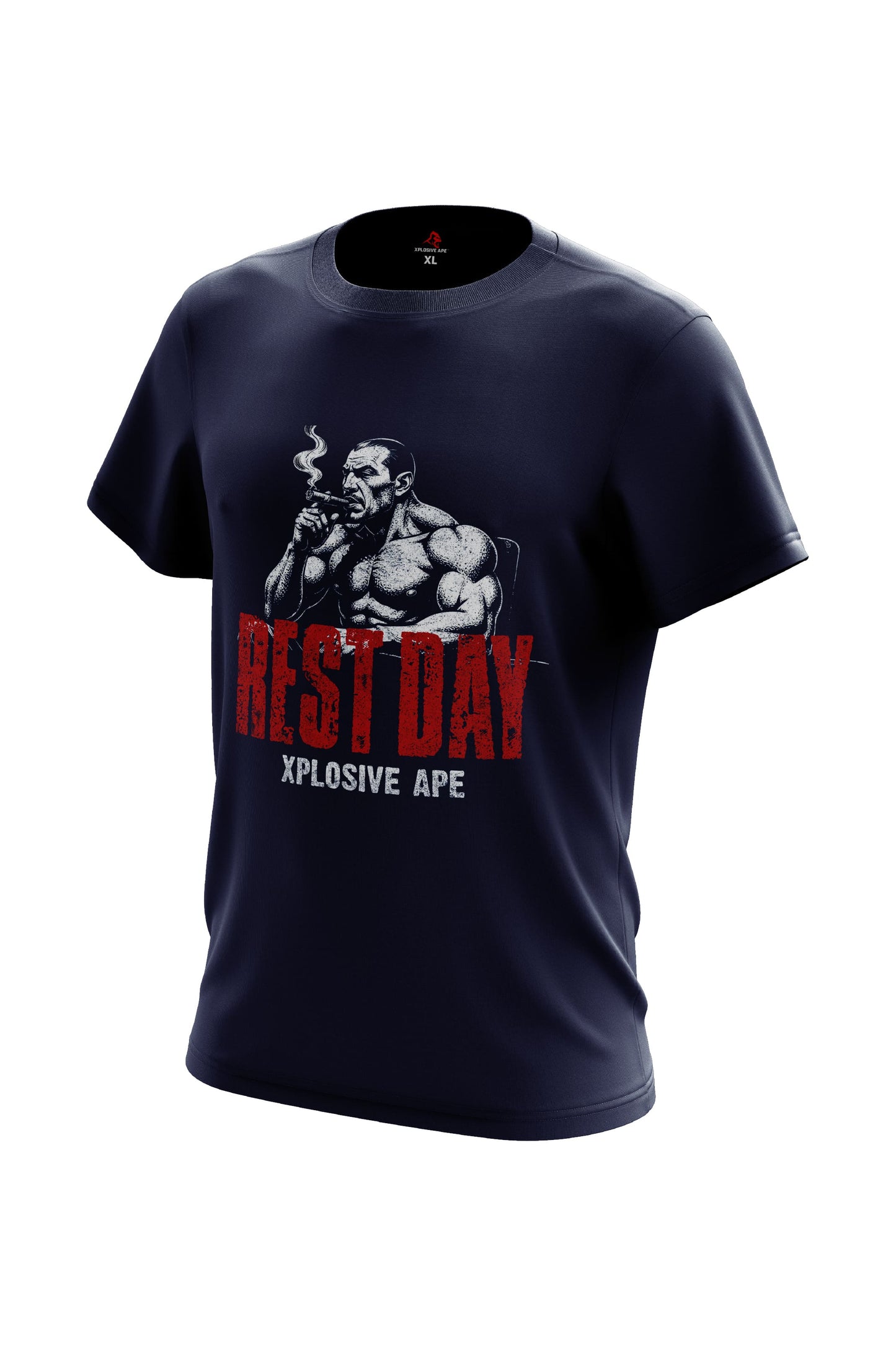 XAPE Rest Day V3 Tee - Navy