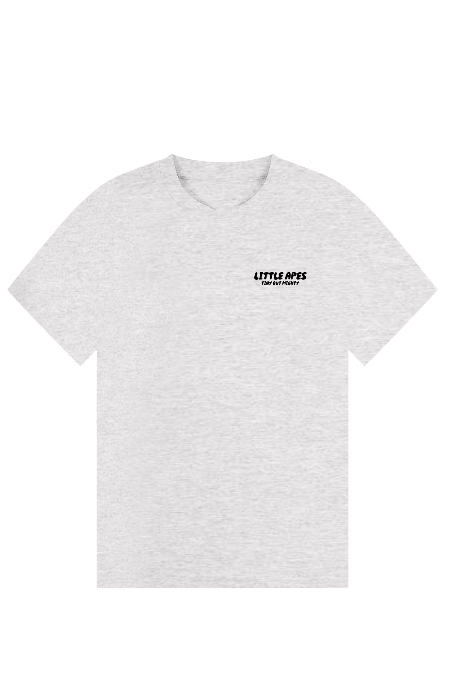 Little Apes Tiny But Mighty Tee - Sports Grey/Black