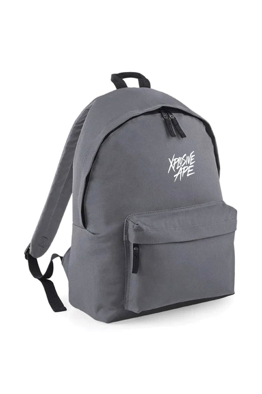 XAPE Brush Script Backpack - Grey