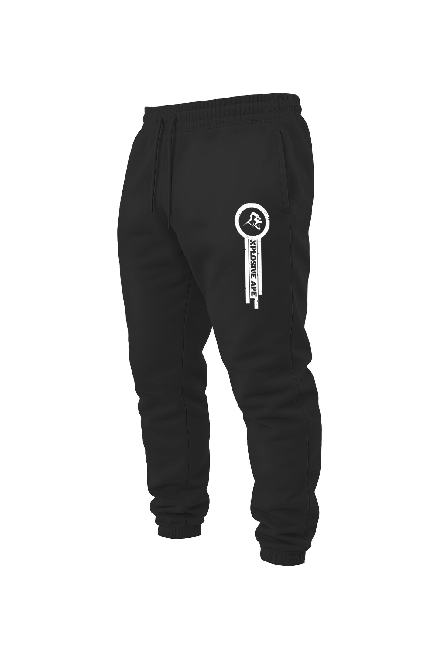 XAPE Panelled Joggers - Black