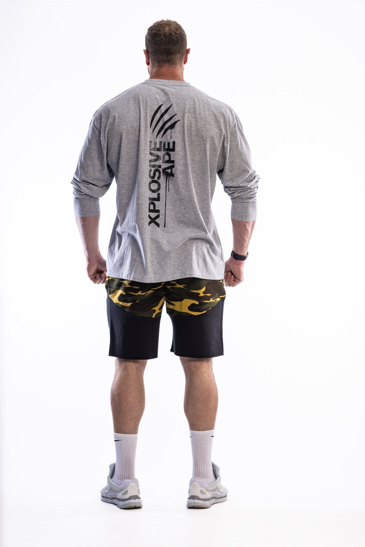 XAPE Century Camo Rag Shorts - Green