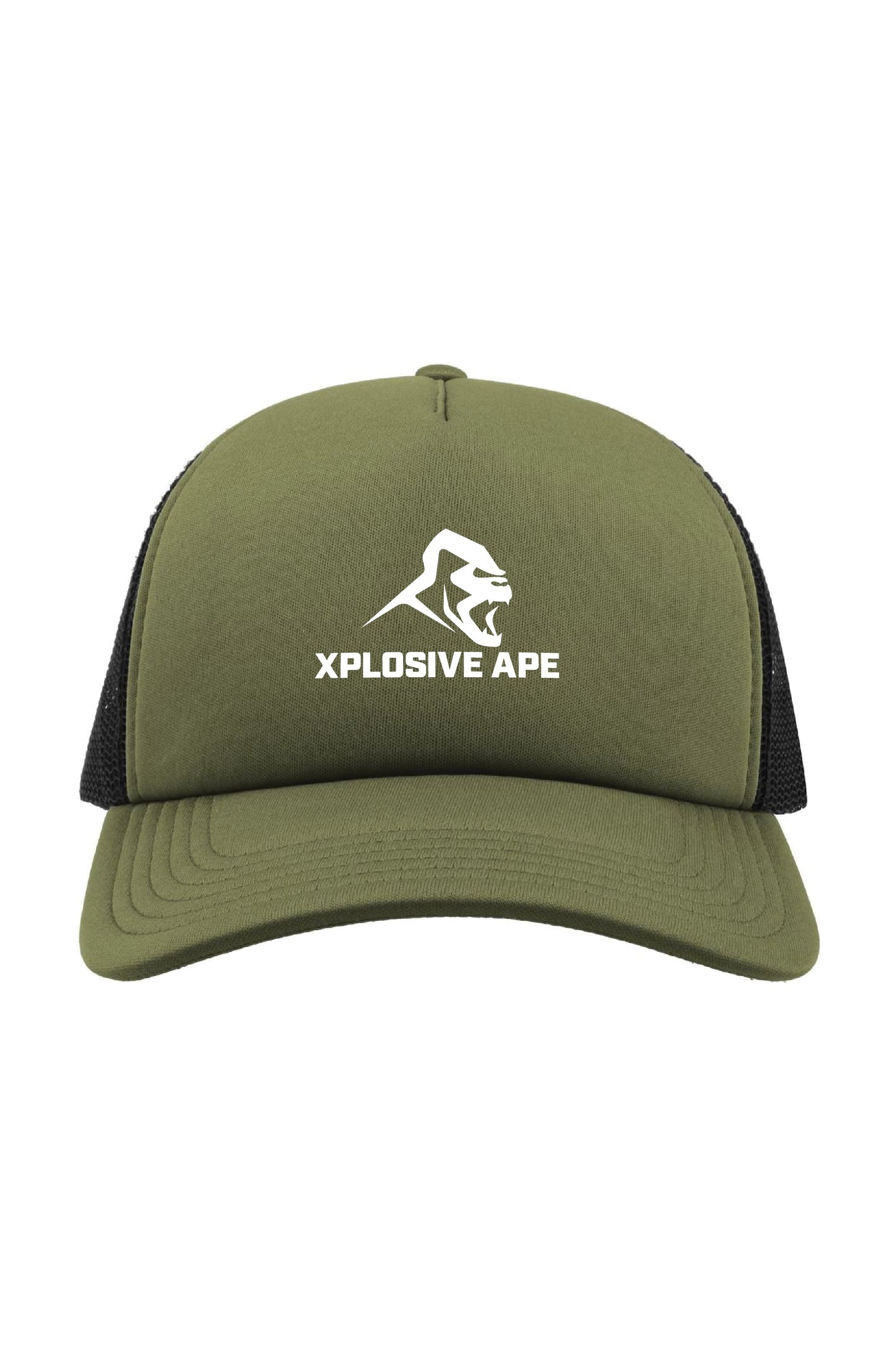 XAPE Essential Trucker Cap - Olive/Black