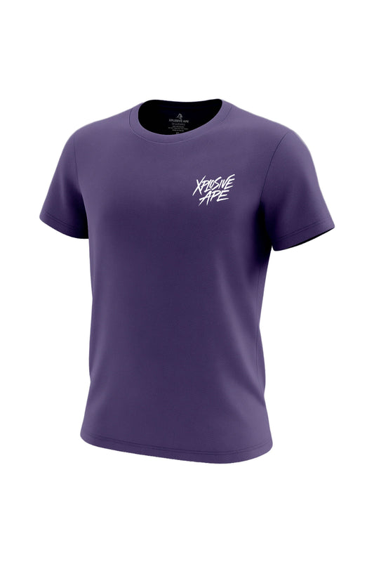 XAPE Classic Brush Script X Tech Tee - Purple