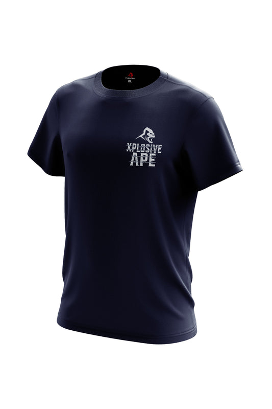 XAPE Classic Barbed Logo Tee - Navy