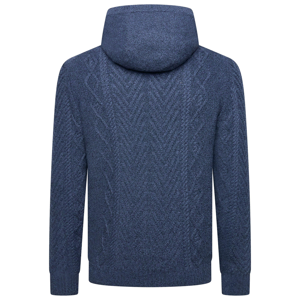 Crew Clothing Company Cable Knit Pullover Hoodie