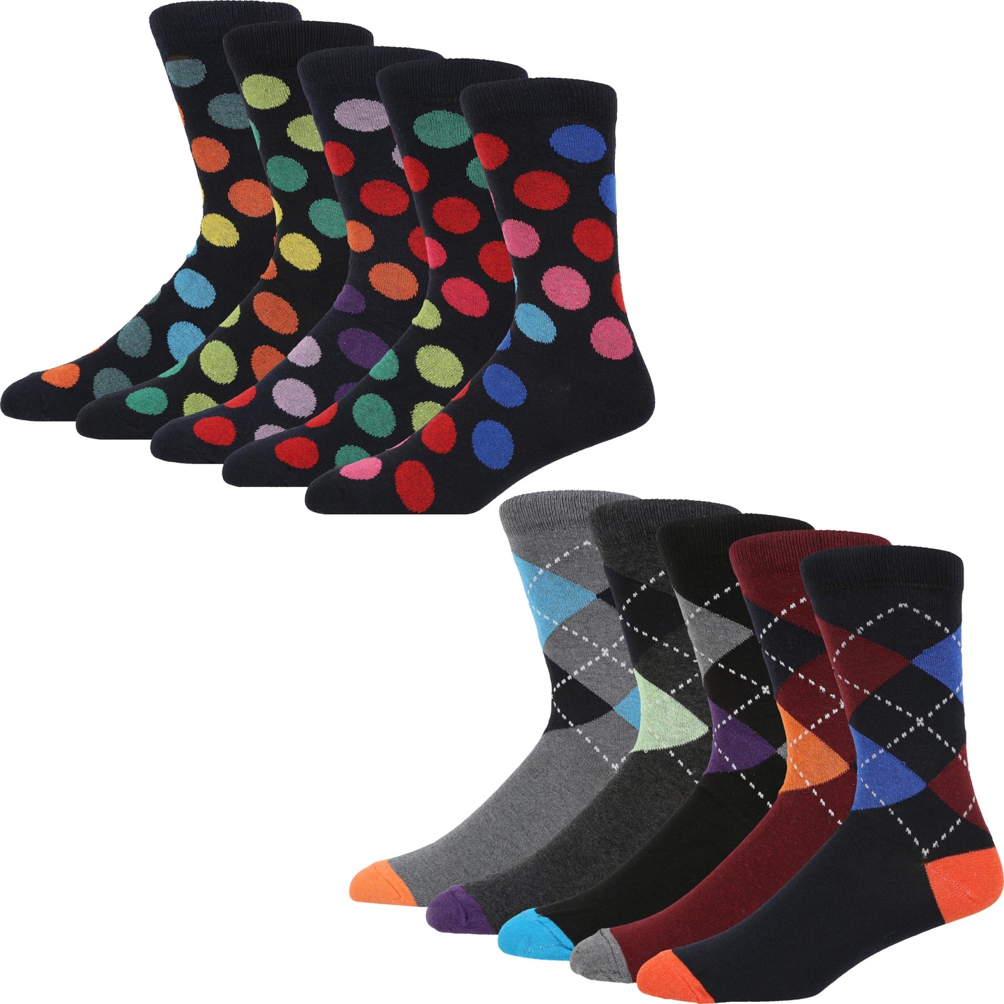 Next 5 Pairs Cotton Rich Patterned Socks