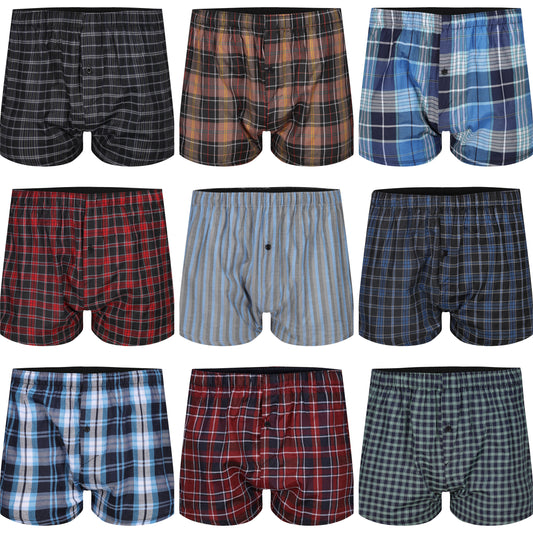 Payden 3 Pack Check Boxer Shorts