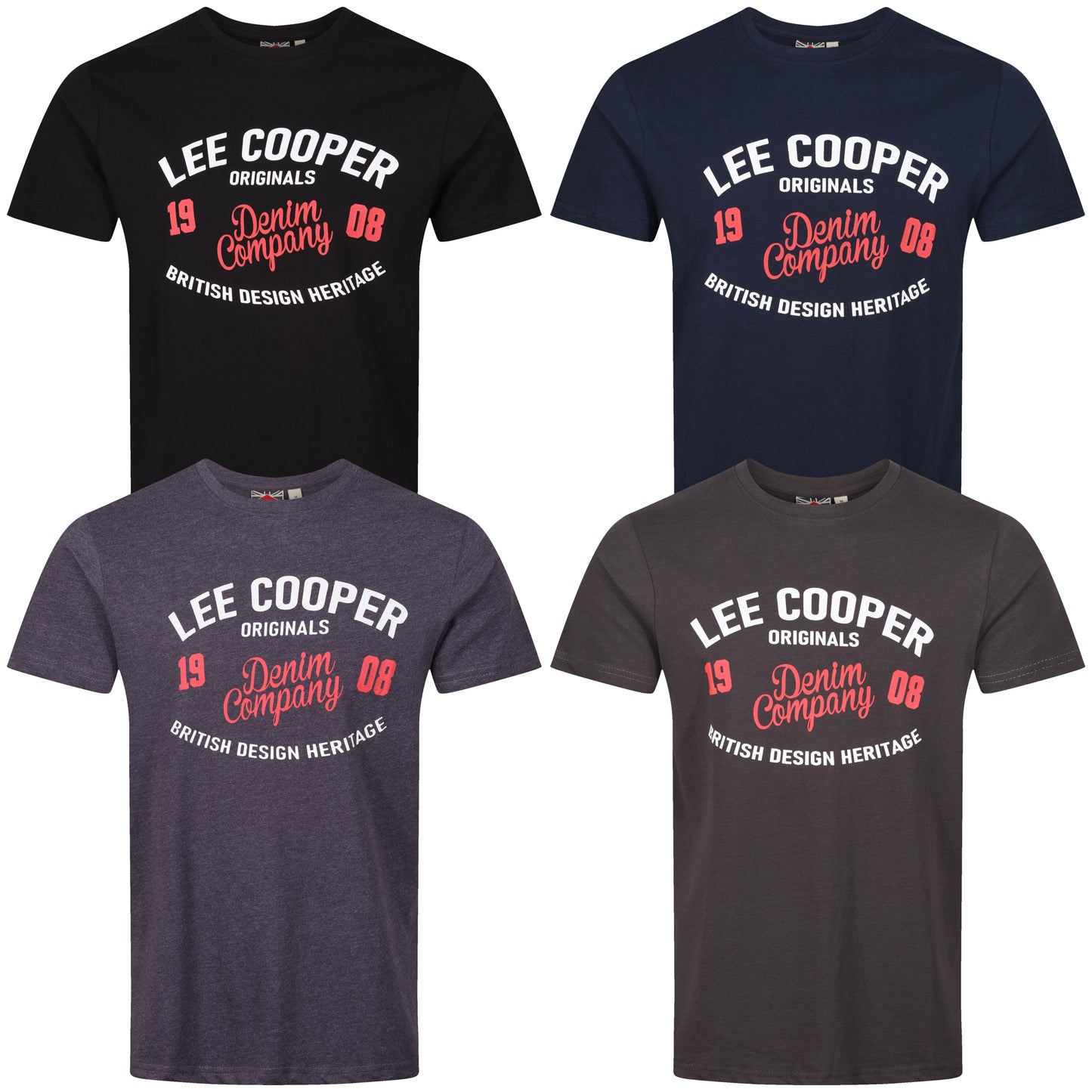 Lee Cooper Printed Crew Neck T-Shirt